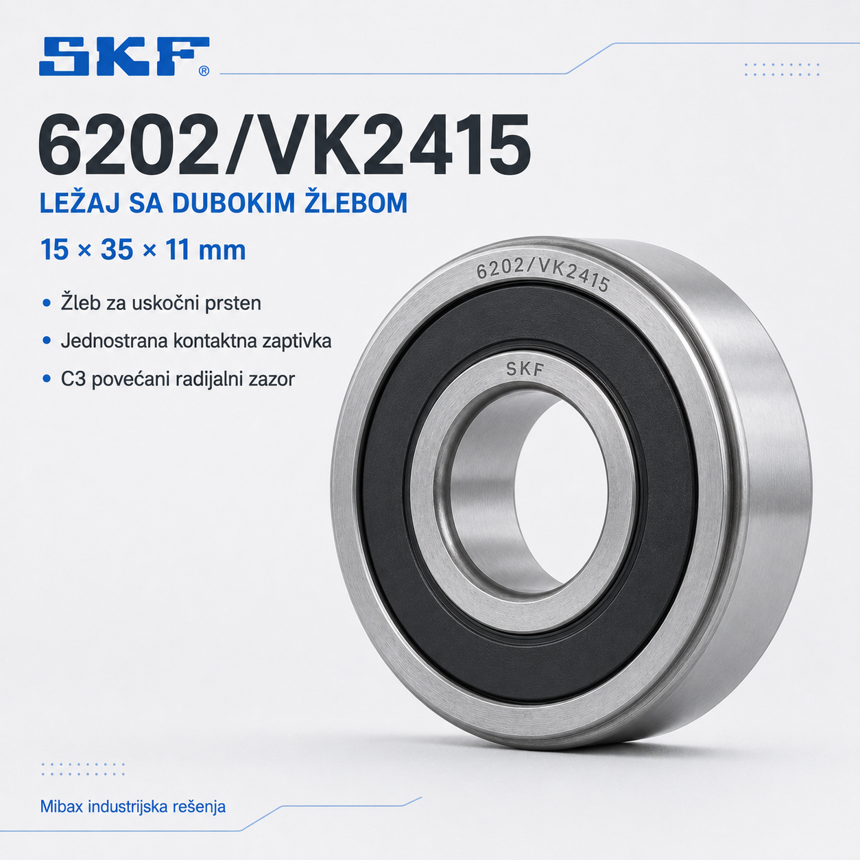 Lezaj SKF 6202/VK2415