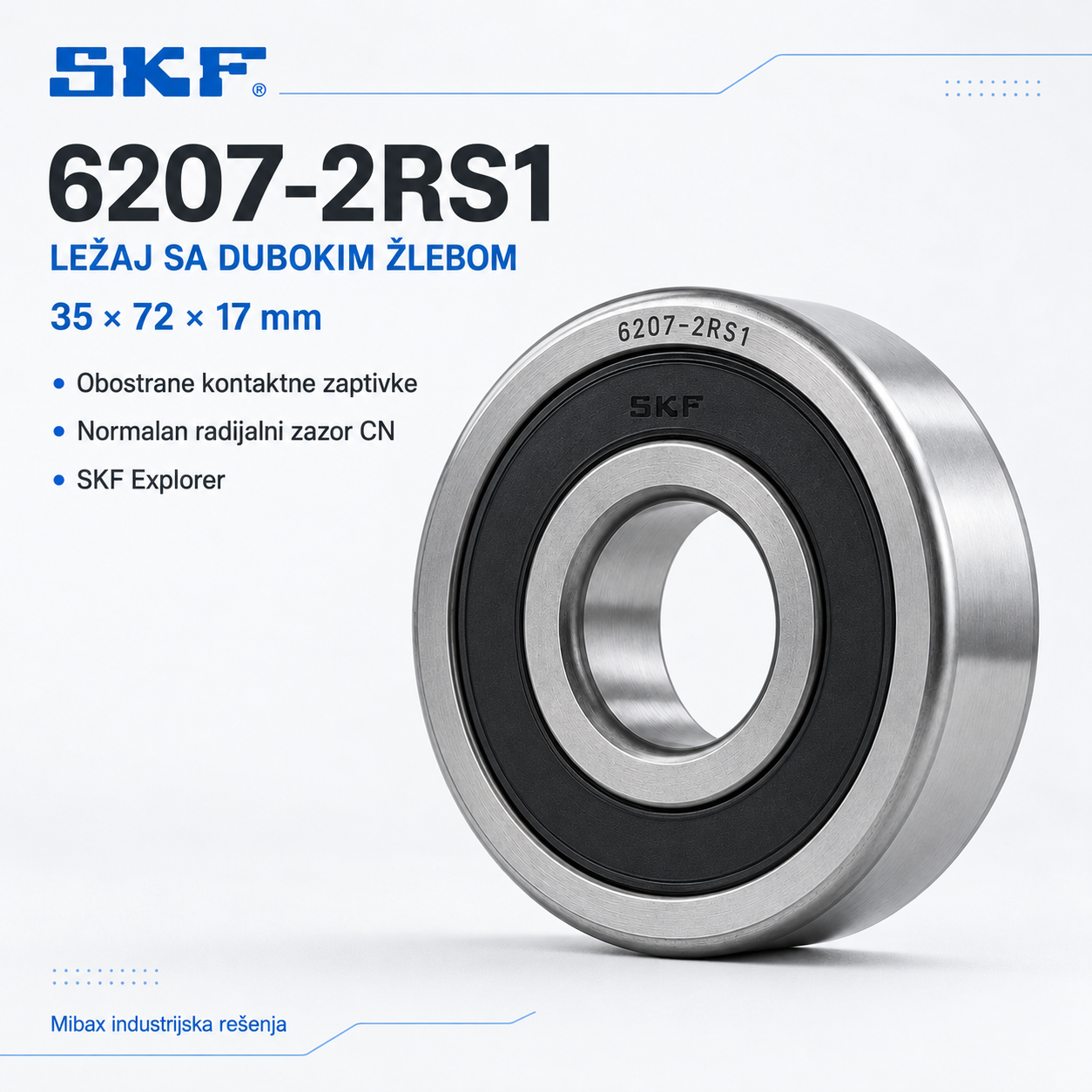 Lezaj SKF 6207-2RS1