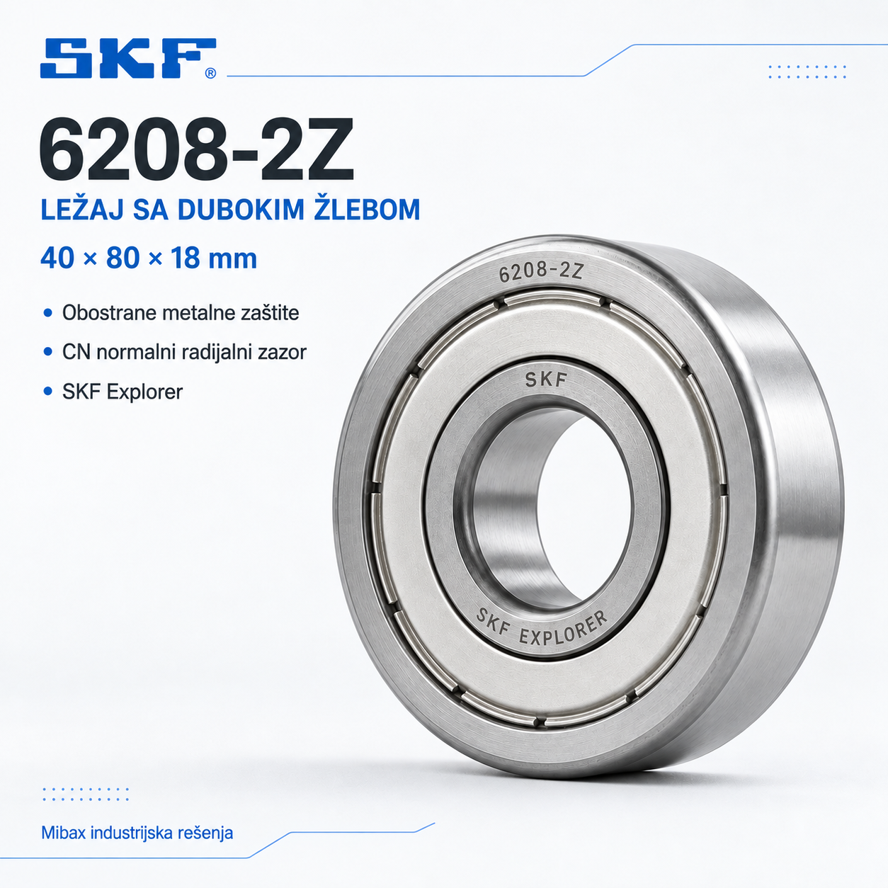 Lezaj SKF 6208-2Z