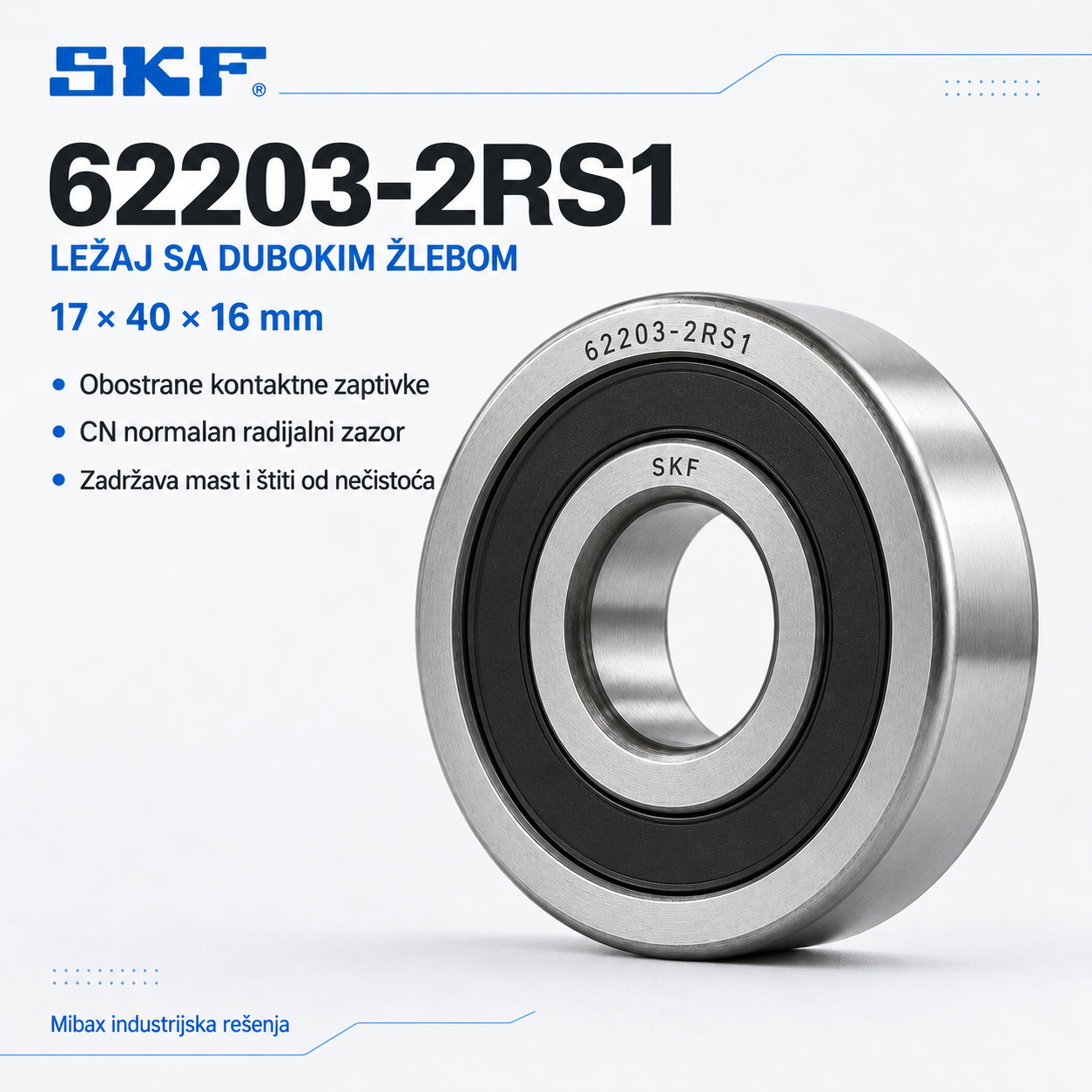 Lezaj SKF 62203-2RS1