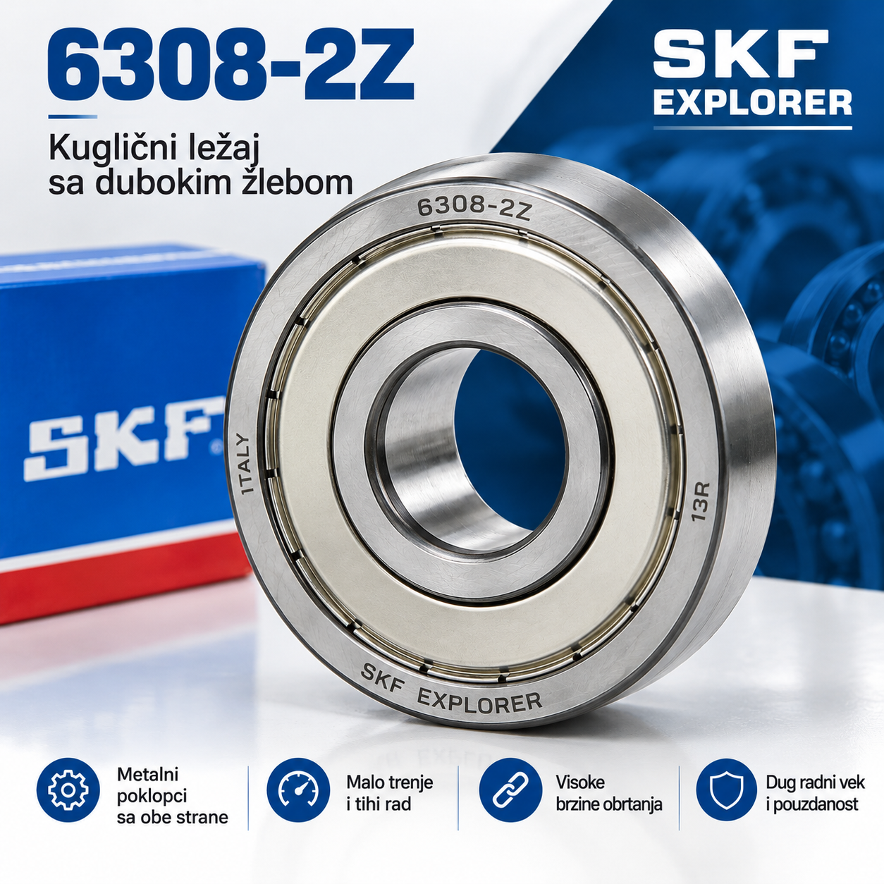 Lezaj SKF 6308-2Z