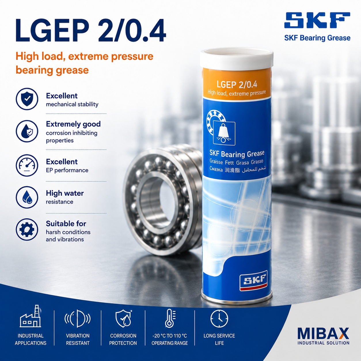 Mast SKF LGEP 2/0.4