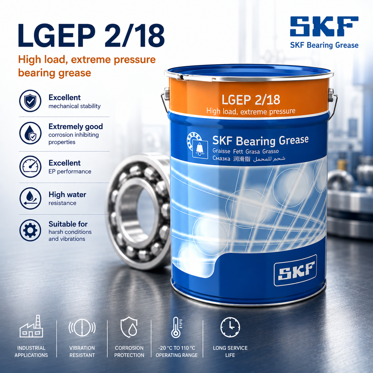 Mast SKF LGEP 2/18