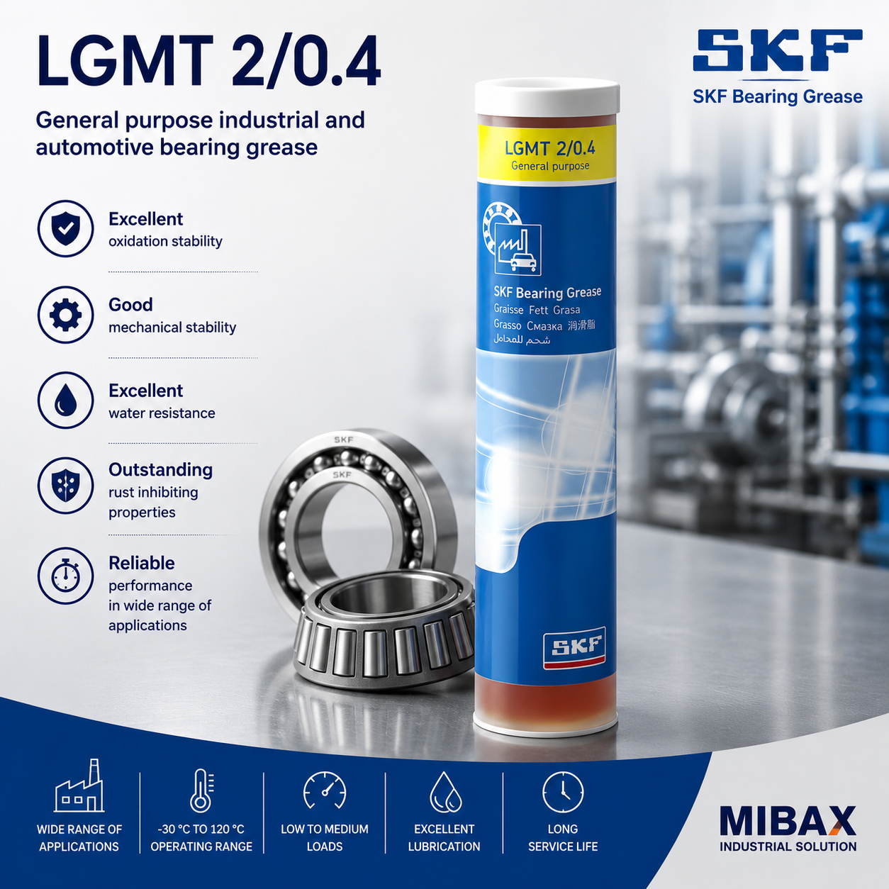 Mast SKF LGMT 2/0.4