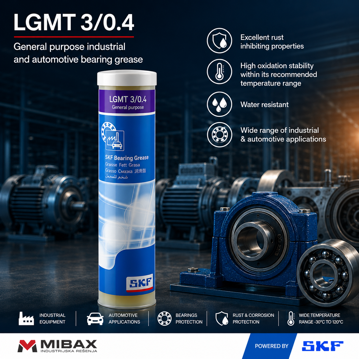 Mast SKF LGMT 3/0.4