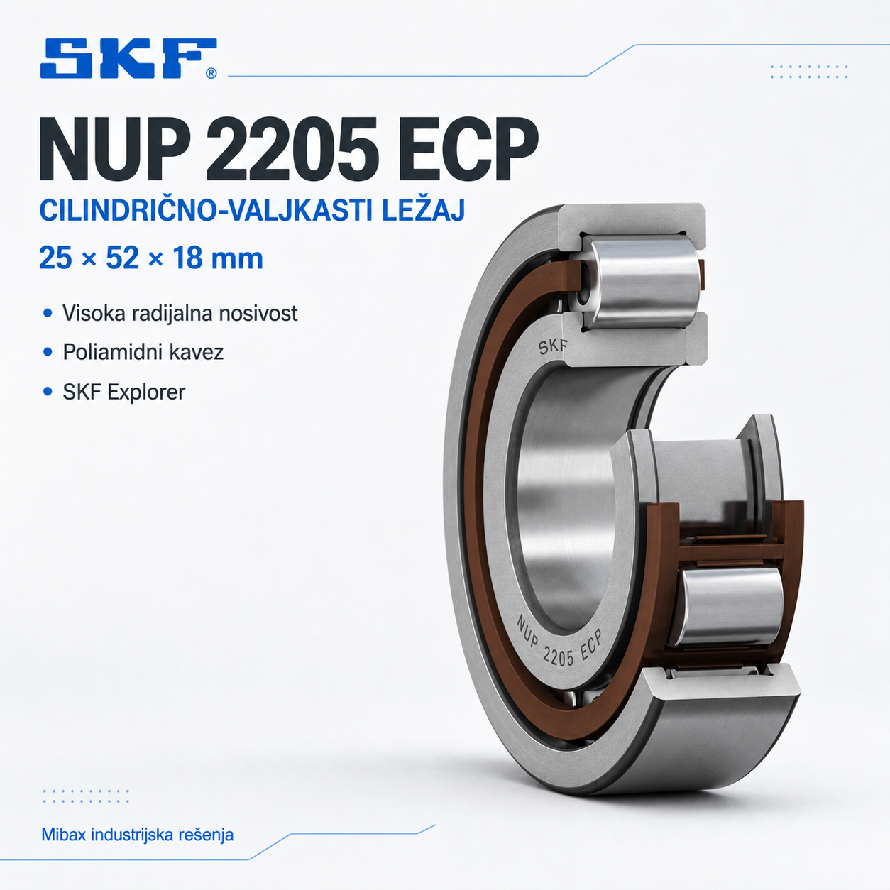 Lezaj SKF NUP 2205 ECP