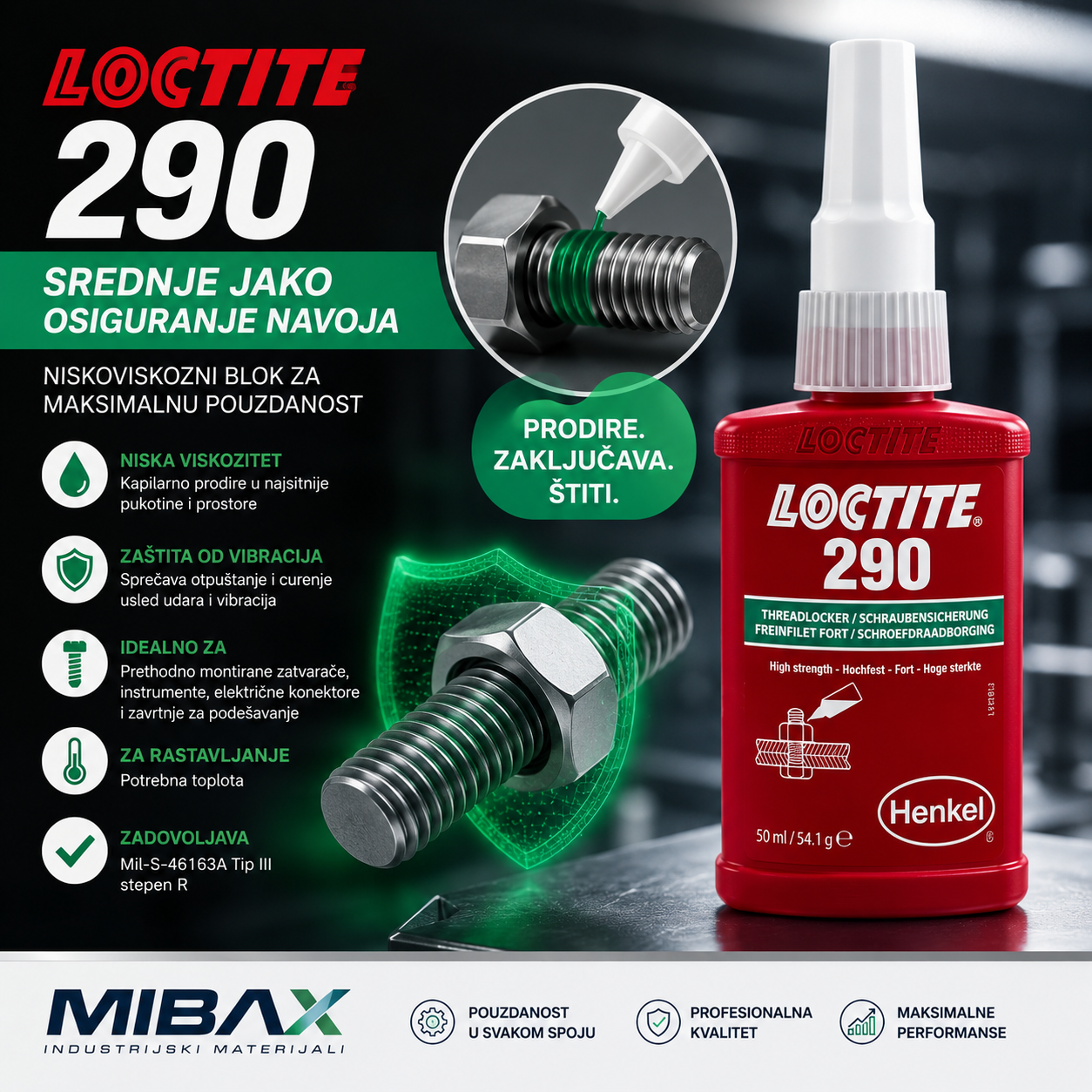 LOCTITE 290 BO 50ML CZ/SK/HR/SI