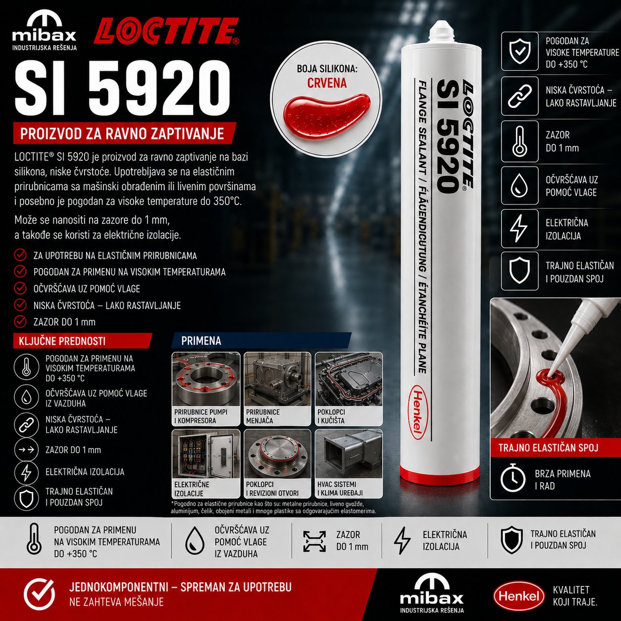 LOCTITE SI 5920 CO CR300ML