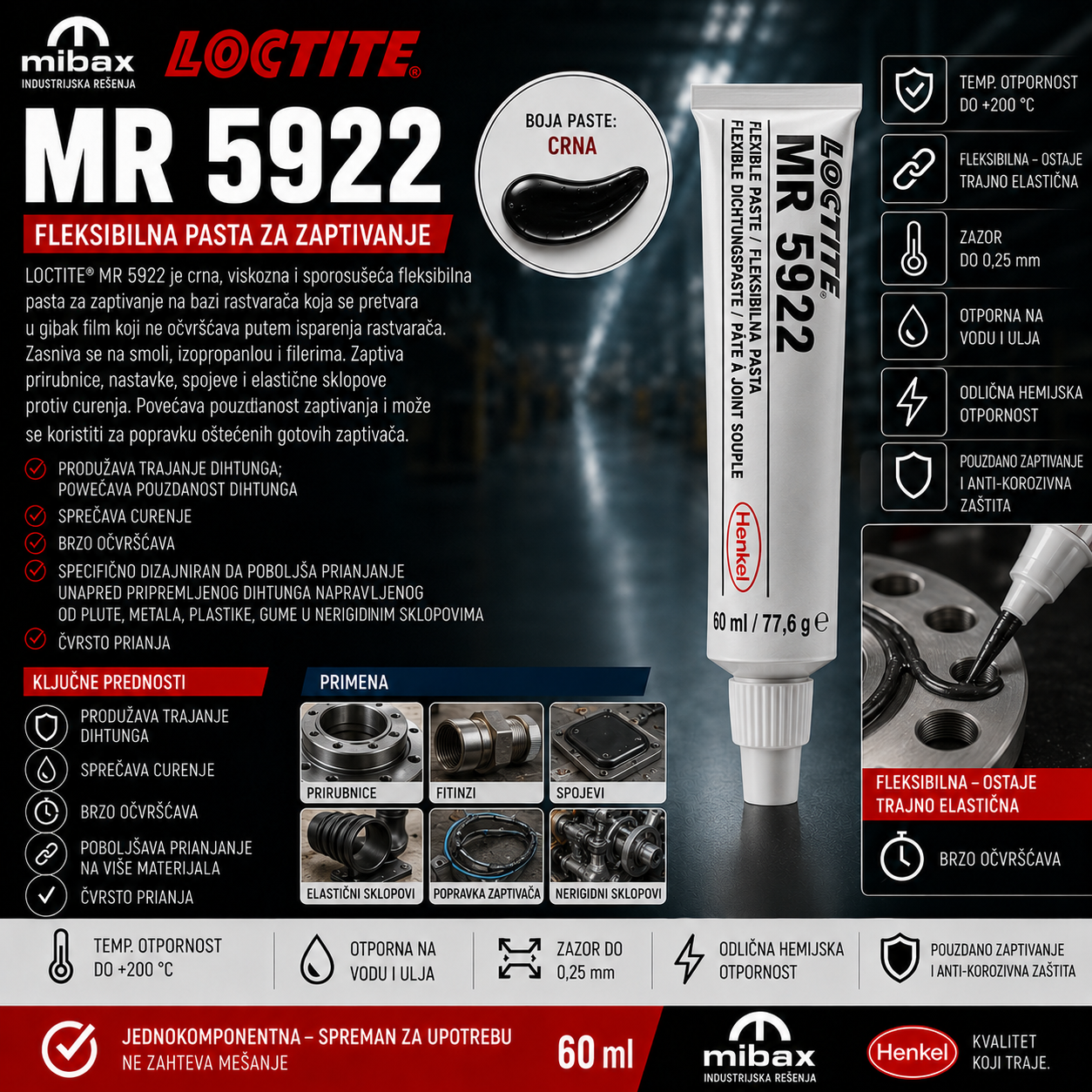 LOCTITE SI 5922 TB60ML