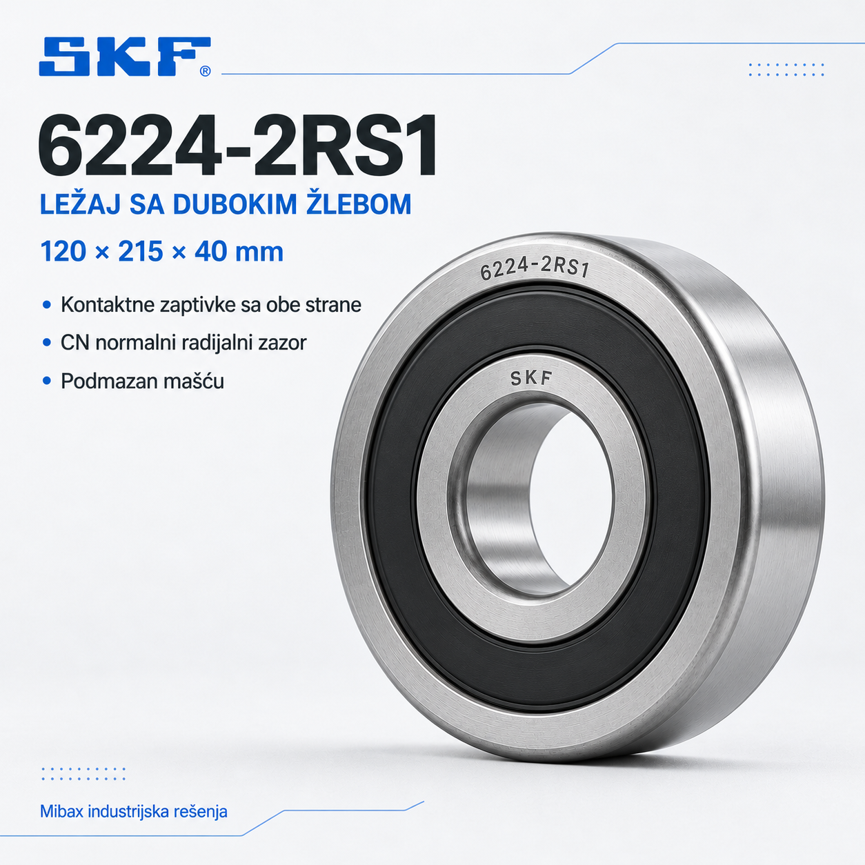 Lezaj SKF 6224-2RS1