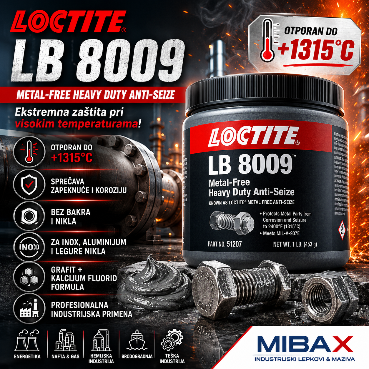 LOCTITE LB 8009 453G