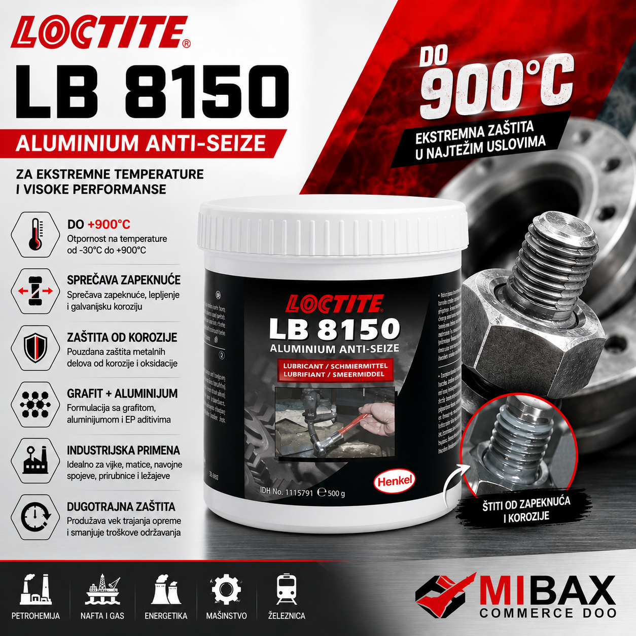 LOCTITE LB 8150 400G EGFD