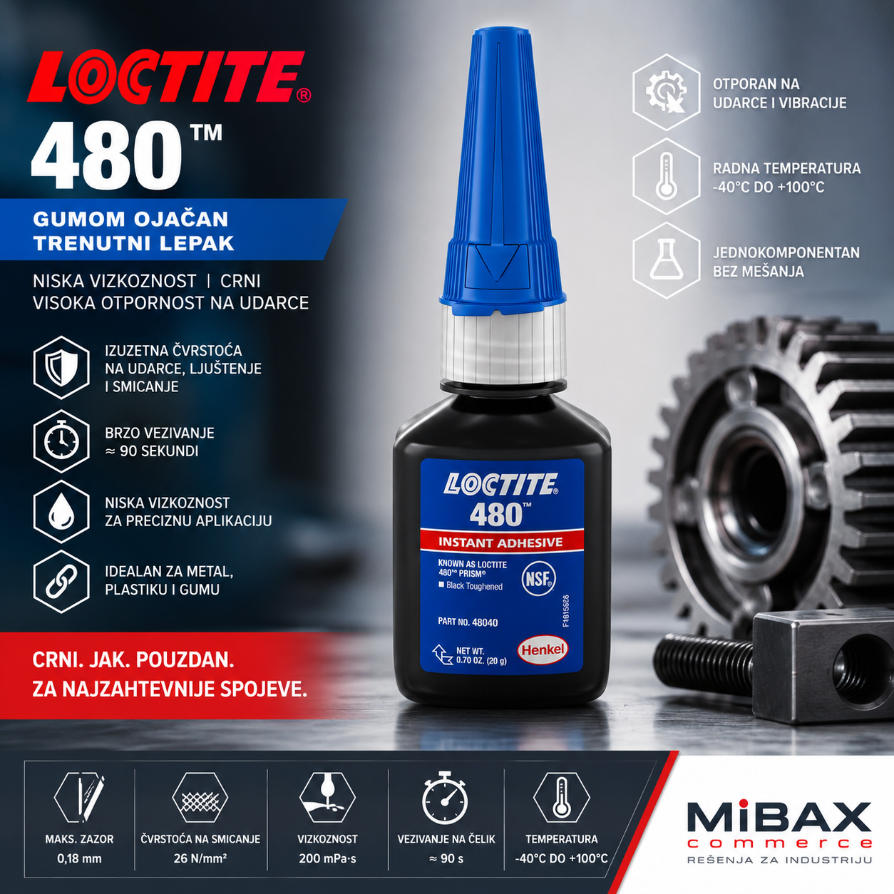 LOCTITE 480 BO20G