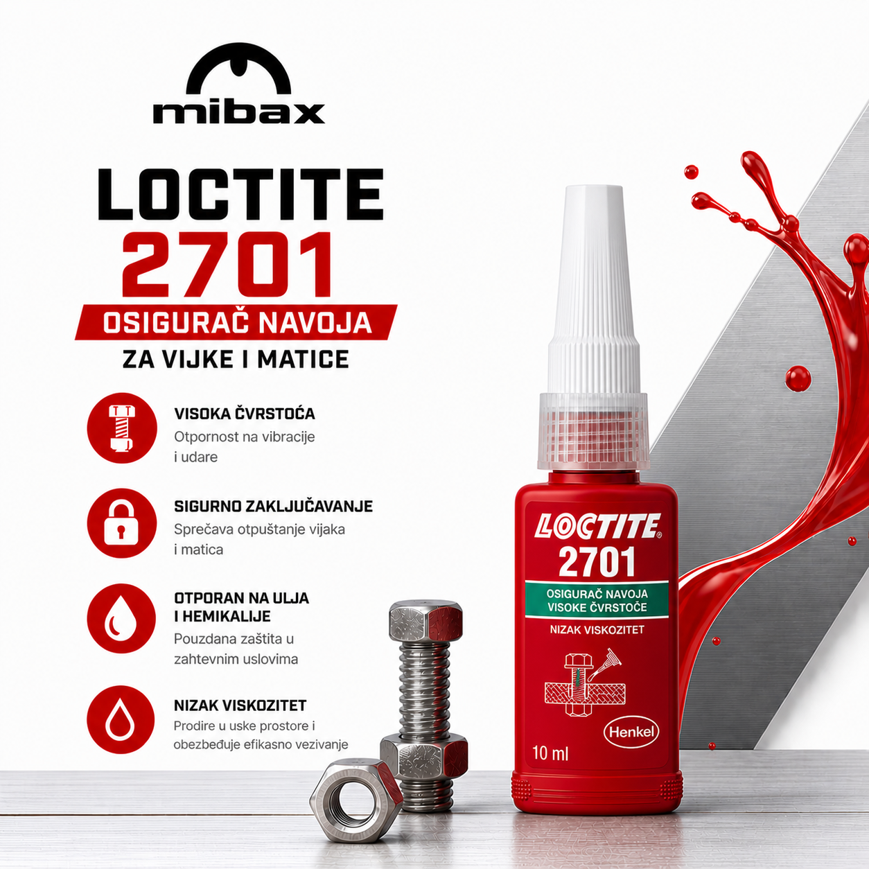 LOCTITE 2701 BO 10ML