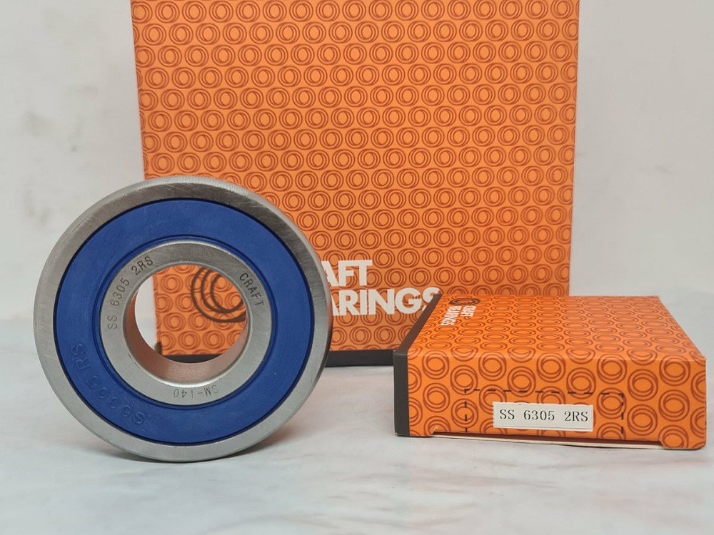BEARING CRAFT SS 6305 2RS STAINLESS STEEL