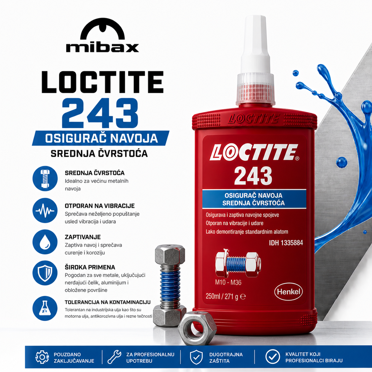 LOCTITE 243 BO250ML