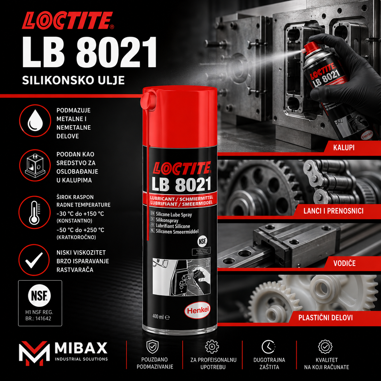 Loctite 8021 Silikonsko ulje
