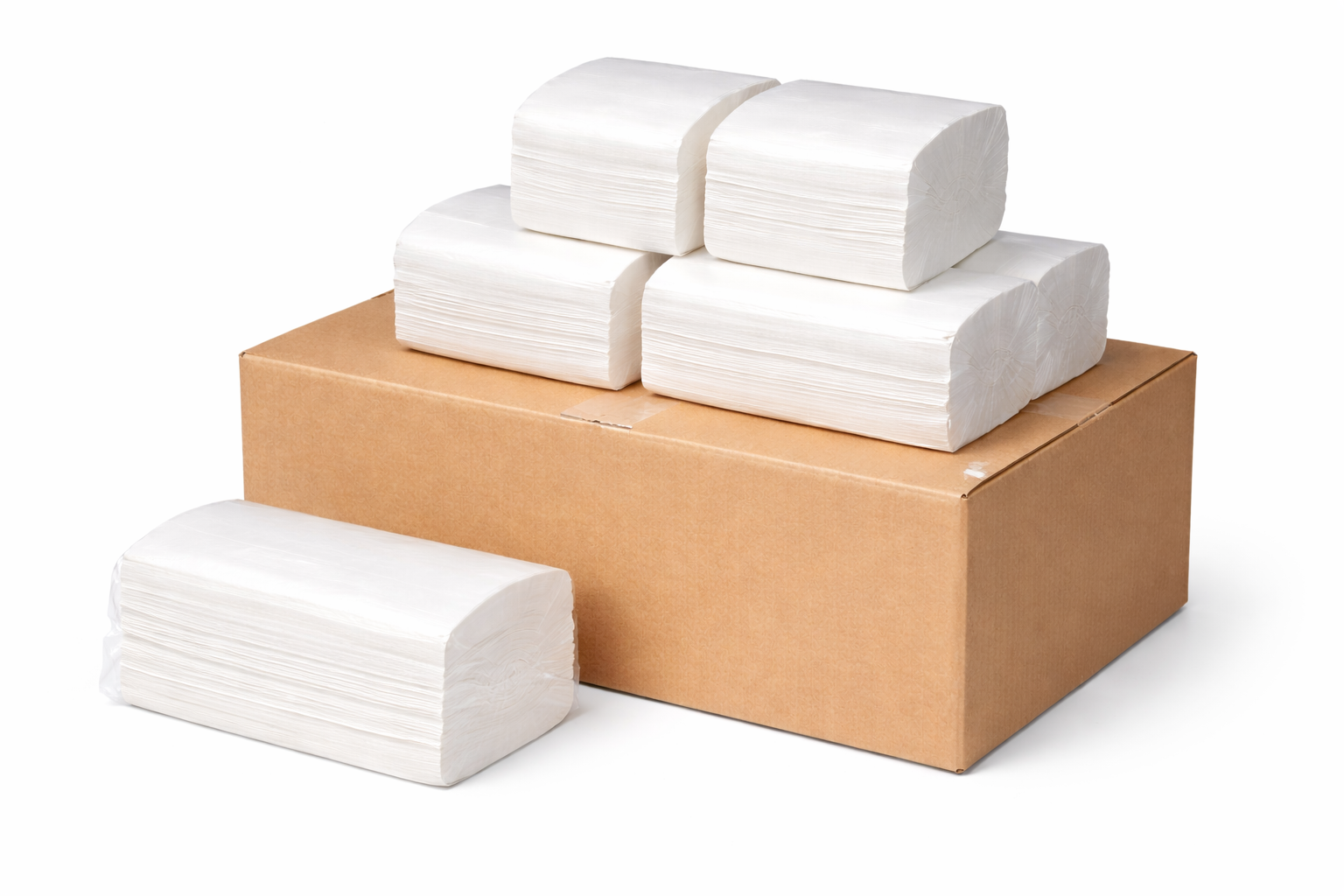 Slozivi papirni ubrusi 22cm 100% celuloza, 2 sloja, 2*20g/m2 – kutija