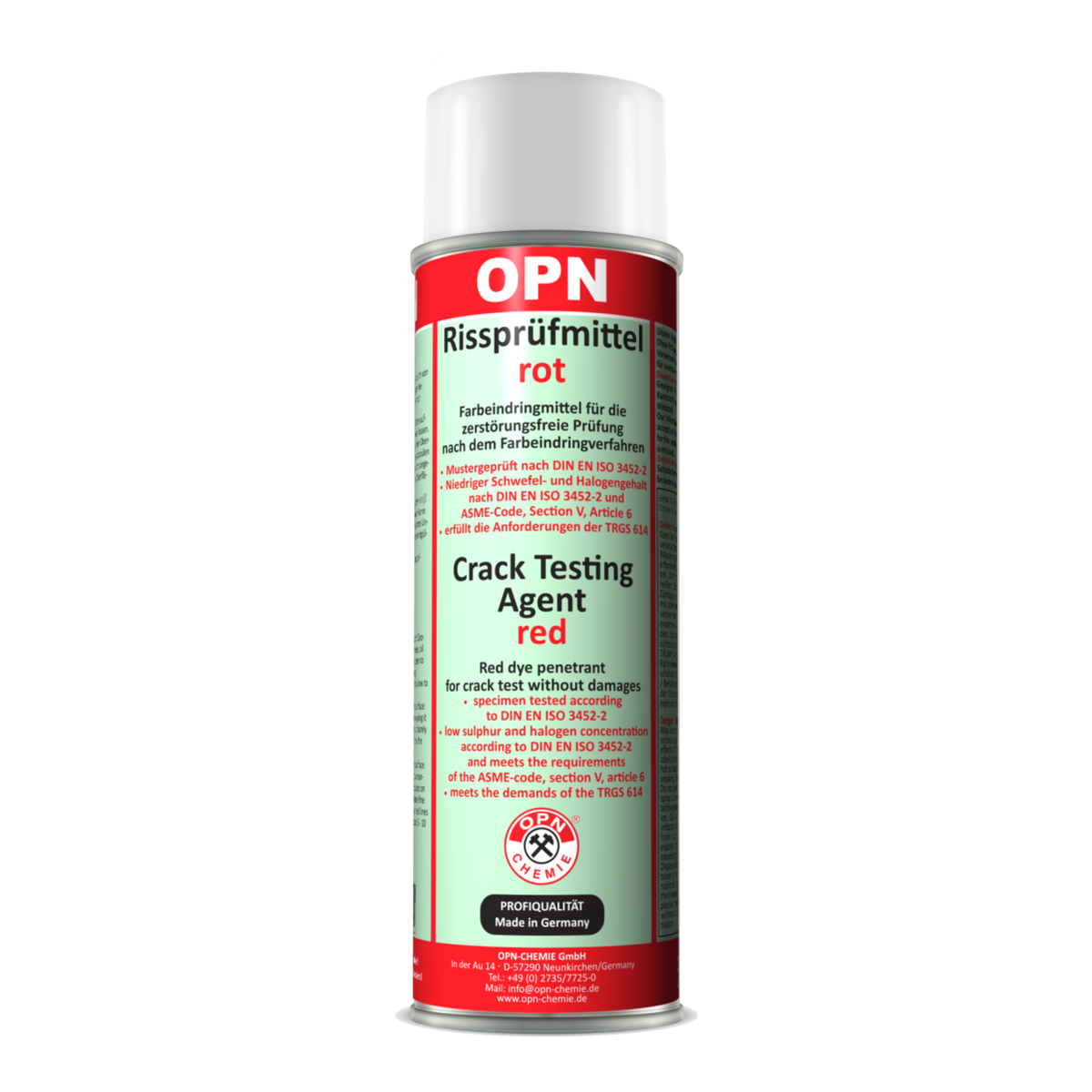 OPN Crack Testing Agent Red – penetrant za detekciju pukotina (NDT set kompatibilan)