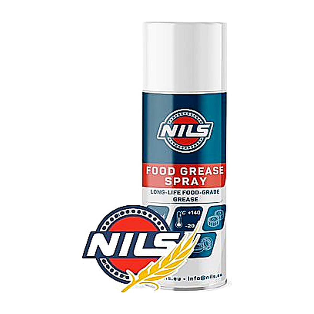 NILS Food Grease Spray – NSF H1 mast u spreju za prehrambenu industriju