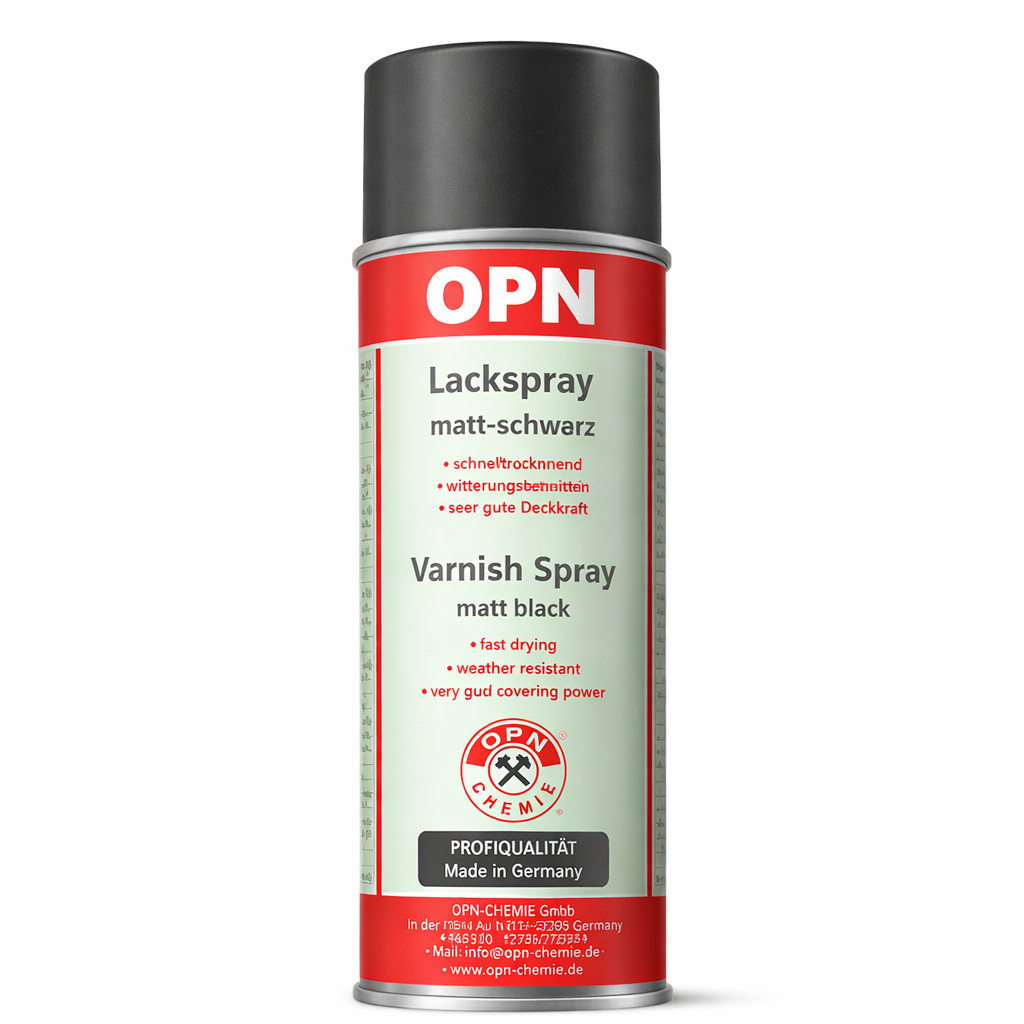 OPN-VARNISH SPRAY MATT BLACK – lak u spreju mat crni