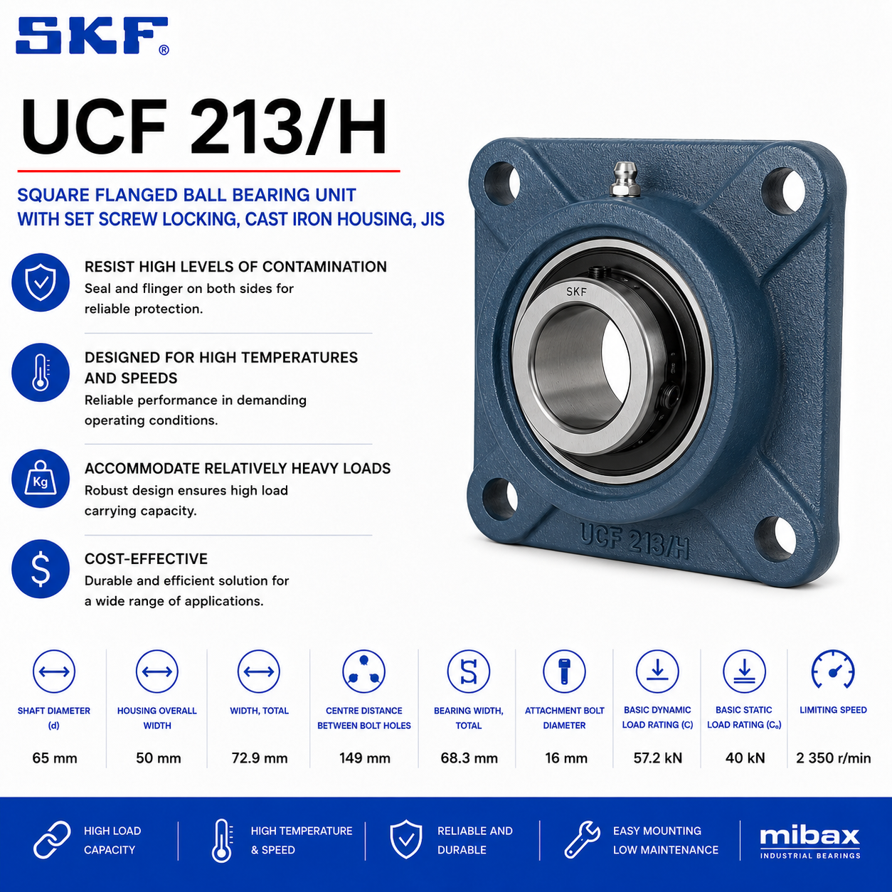 Lezajna jedinica SKF UCF 213/H