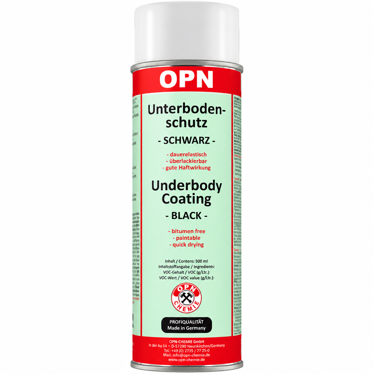 OPN-UNDERBODY COATING BLACK – sprej za zaštitu poda vozila CRNE BOJE
