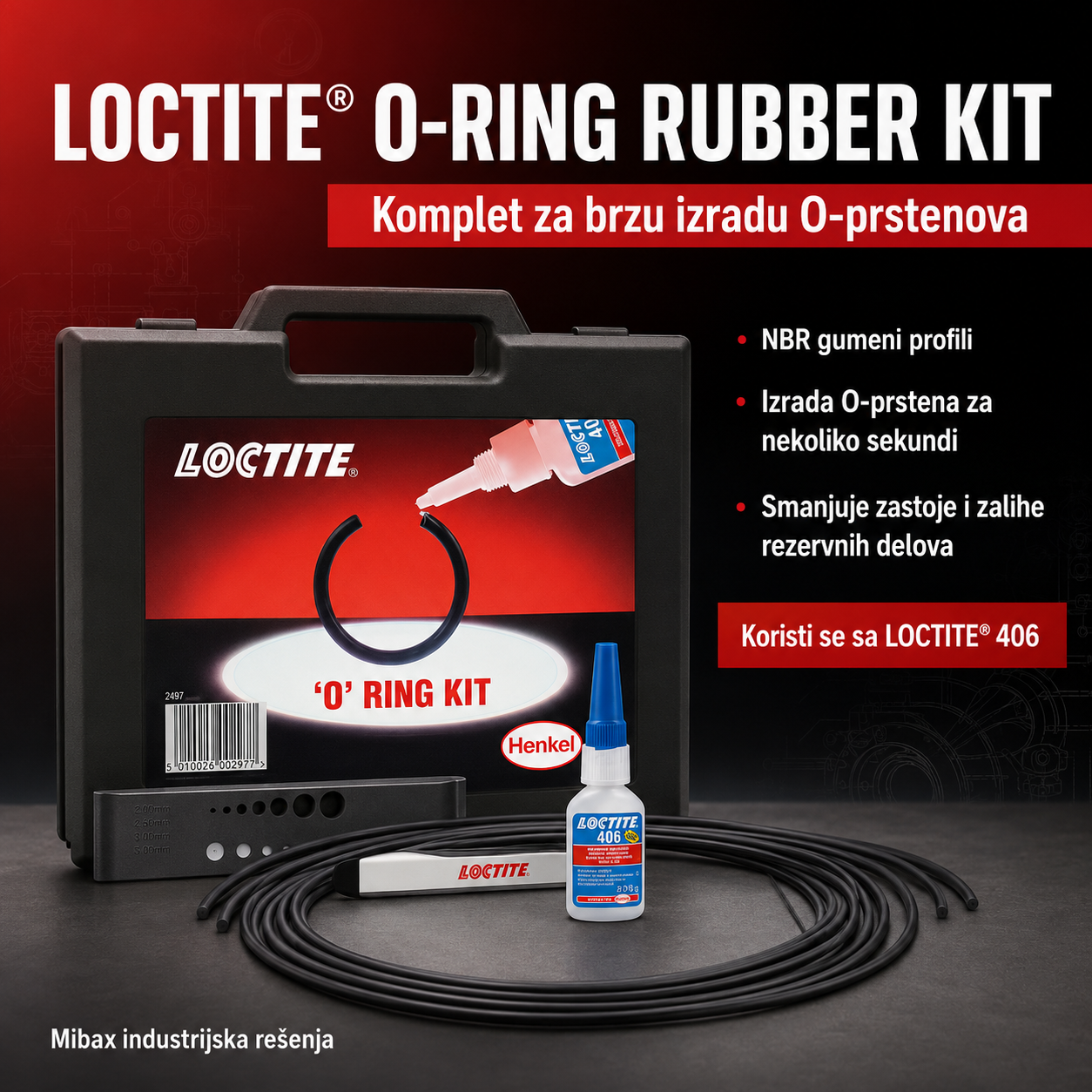 LOCTITE O-RING RUBBER KIT