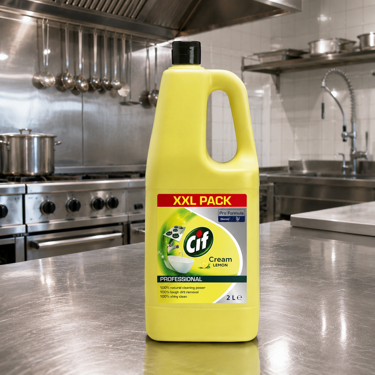 Cif Professional Cream Lemon 2 L kremasti abraziv za čišćenje profesionalne kuhinje