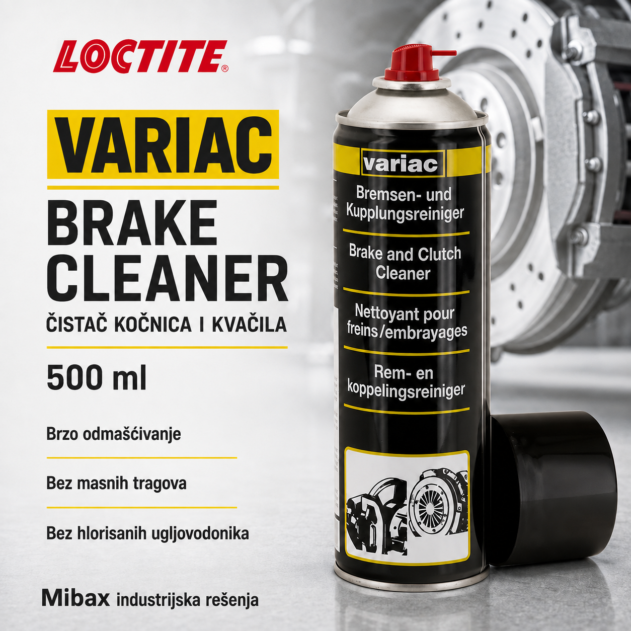 VARIAC brake cleaner LOCTITE