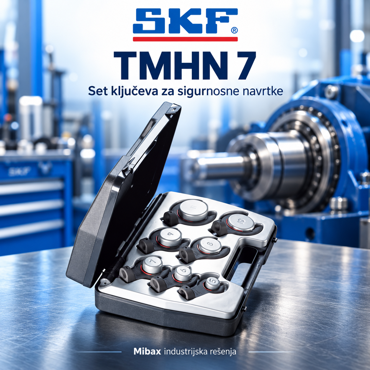 SKF TMHN 7 – Set ključeva za montažu ležajeva pomoću sigurnosnih navrtki